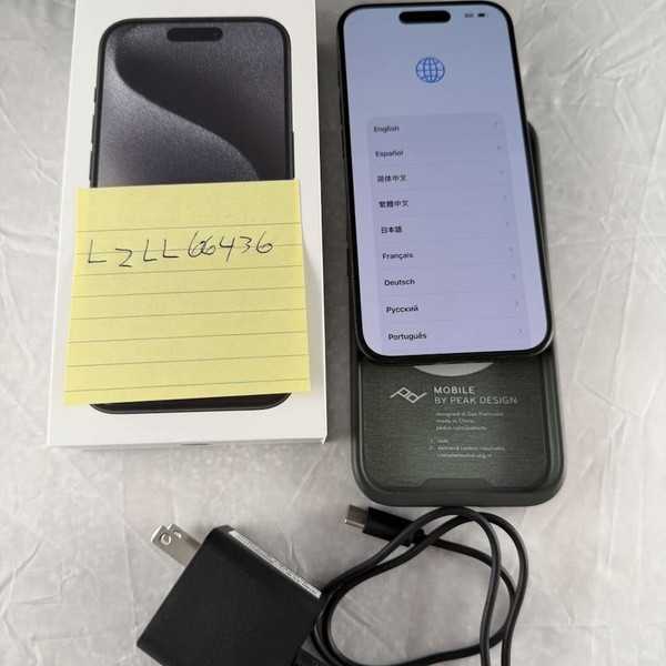 Apple iPhone 15 Pro - Unlocked, 512 GB, Black, A2848