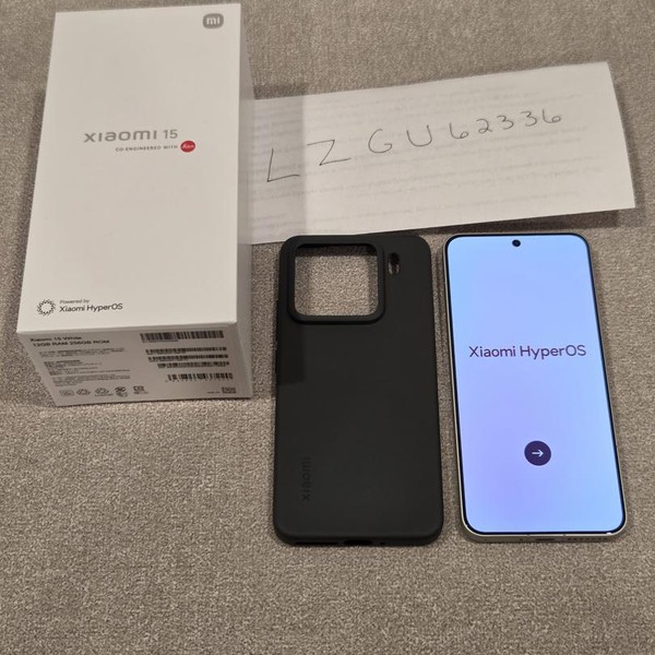 Xiaomi 15 - Unlocked Non-US, 256 GB, White, 12 GB