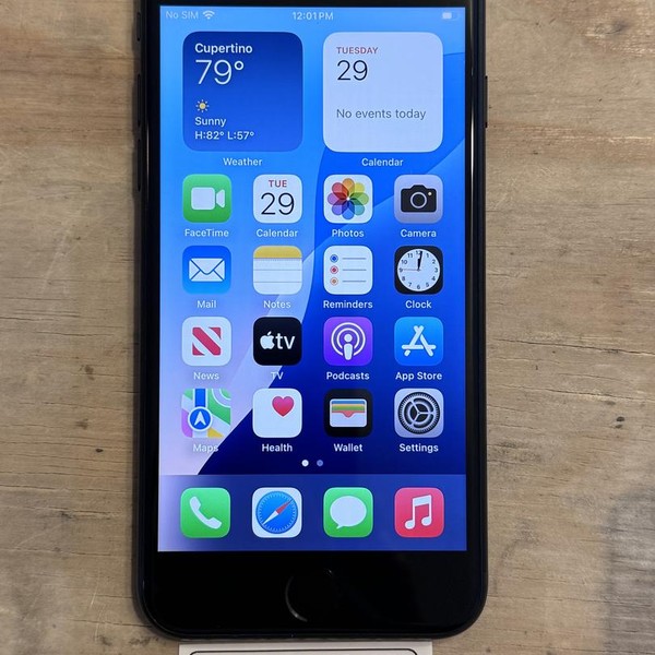 Apple iPhone SE 3rd Gen 2022 - T-Mobile, 64 GB, Midnight, A2595