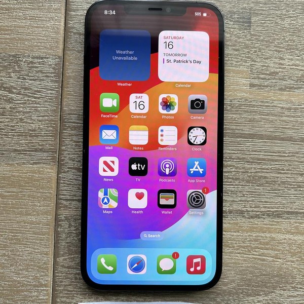 Apple iPhone 12 Pro Max - AT&T, 128 GB, Pacific Blue, A2342