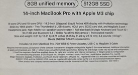 New
													MacBook Pro Late 2023 (M3) - 14" - Apple M3, Silver, 512 GB, 8 GB, 10-core GPU, photo 4 of 5