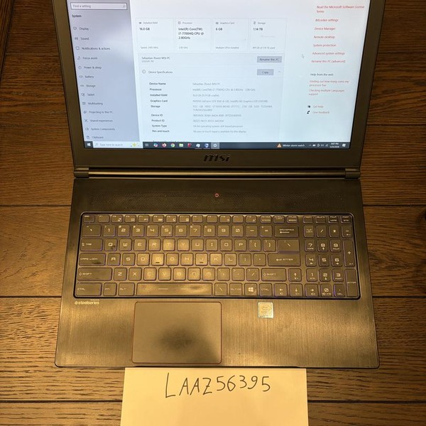 MSI Laptop