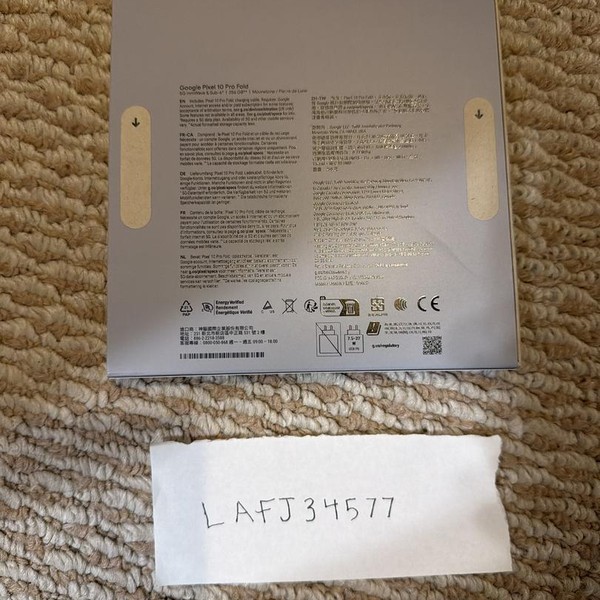 Google Pixel 10 Pro Fold - Unlocked, 256 GB, Moonstone, GU0NP