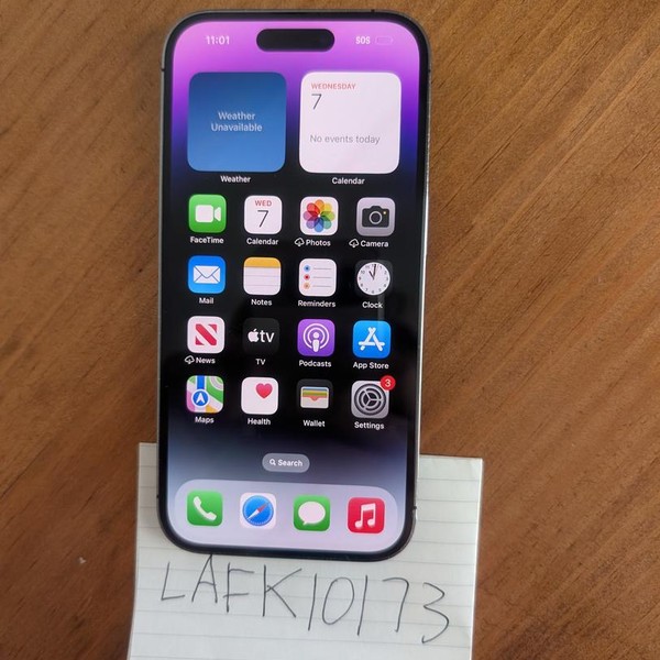 Apple iPhone 14 Pro - Verizon, 256 GB, Purple, A2650