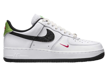 Nike Air Force 1 Low '07 Just Do It Snakeskin White Black (Women's) for sale