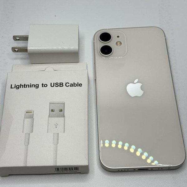 Apple iPhone 12 Mini - Unlocked, 64 GB, White, A2176