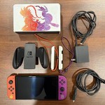 Good Nintendo Switch - OLED - 64 GB, Violet, Pokemon Scarlet & Violet