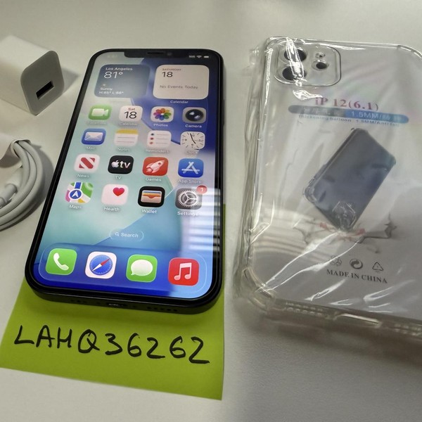 Apple iPhone 12 - Unlocked, 64 GB, Black, A2172