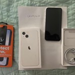 Mint Apple iPhone 13 - Unlocked, 128 GB, Starlight, A2482