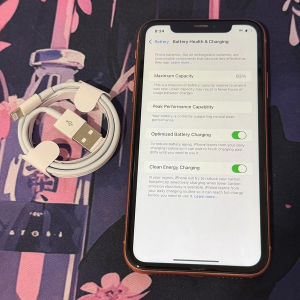 Apple iPhone Xr - Unlocked, Coral, 128 GB, A1984