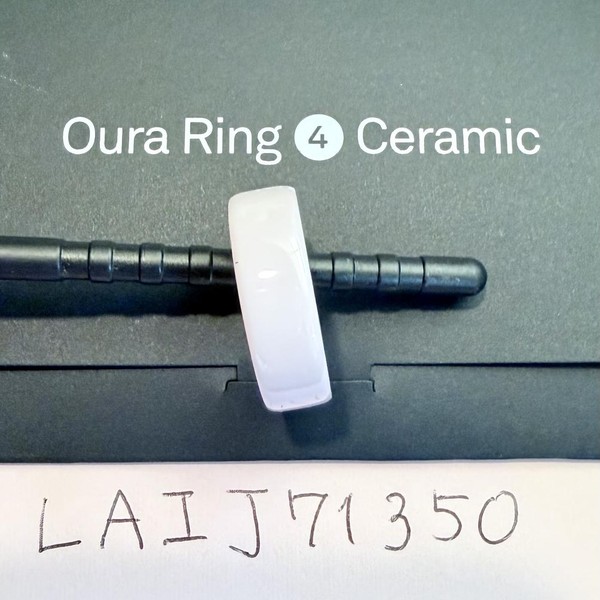 Oura Ring Gen 4 - Petal, Size 10, Ceramic