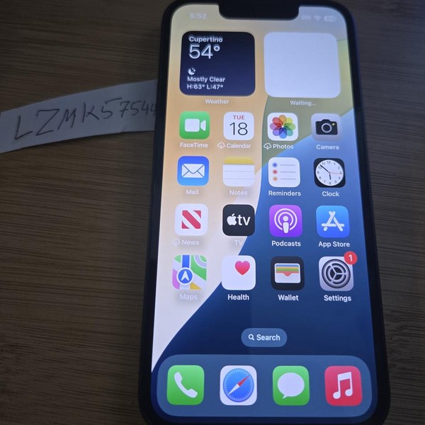 Apple iPhone 13 Mini - Unlocked, 128 GB, Midnight, A2481