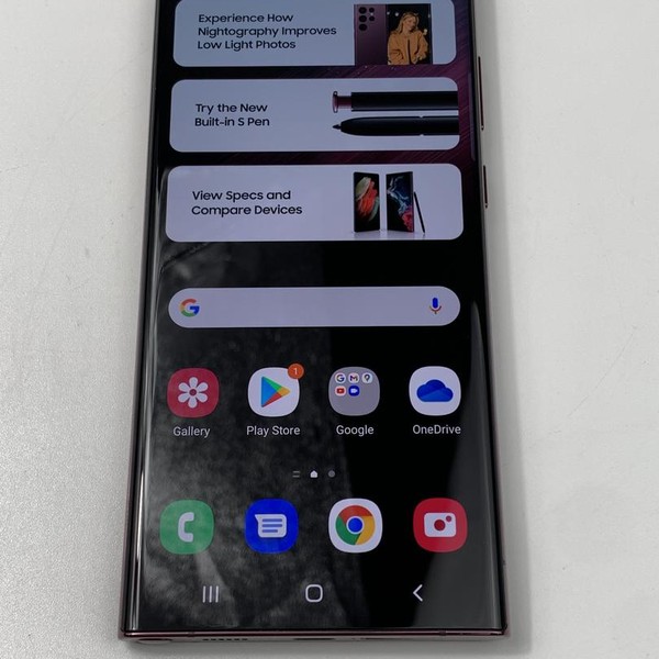 Samsung Galaxy S22 Ultra - Unlocked, 512 GB, Burgundy, 12 GB, SM-S908U1