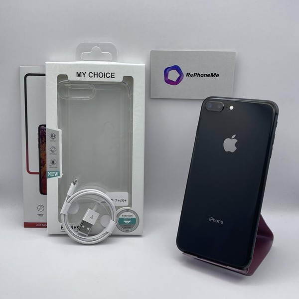 Apple iPhone 8 Plus - Unlocked, 64 GB, Gray, A1897, GSM