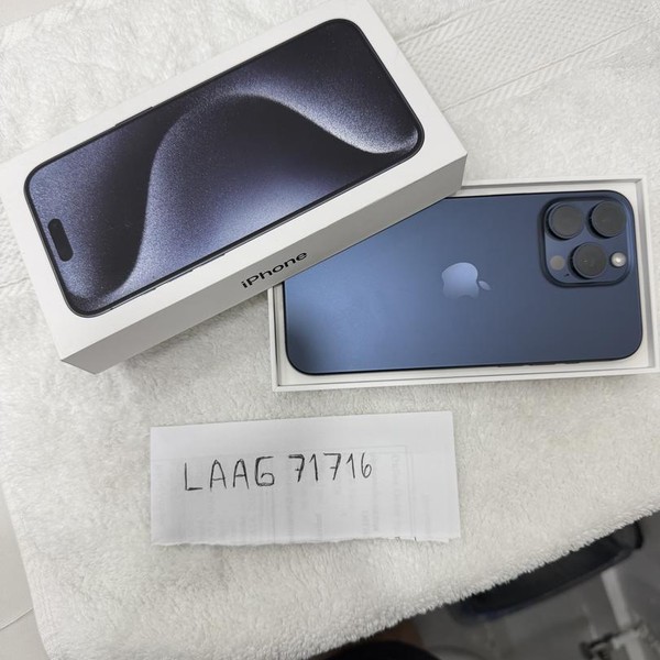 Apple iPhone 15 Pro Max - Unlocked, Blue, 256 GB, A2849