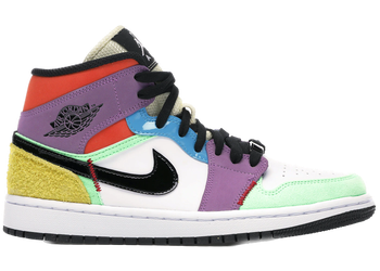 Jordan 1 Mid SE Multi-Color (Women's) for sale