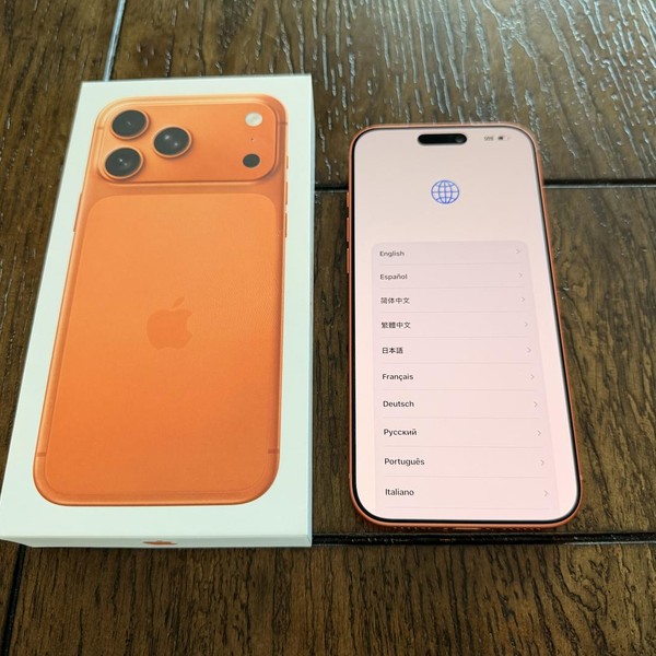 Apple iPhone 17 Pro Max - Unlocked, 256 GB, Cosmic Orange, A3257