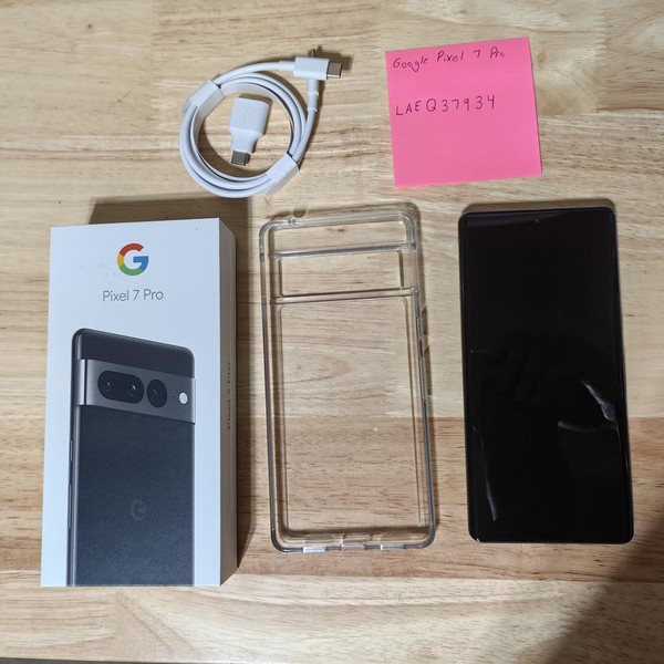 Google Pixel 7 Pro - Unlocked, 512 GB, Obsidian, 12 GB, GE2AE