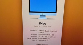 Mint
													iMac 2017 27" Retina 5K - I5, 1 TB, 32 GB, photo 4 of 10