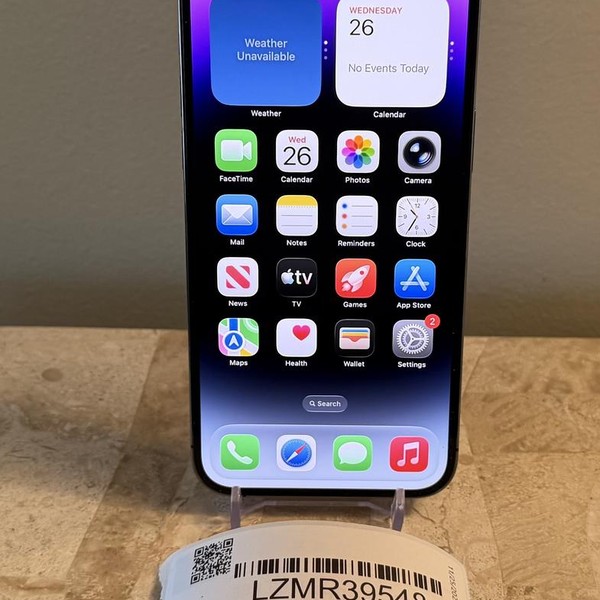 Apple iPhone 14 Pro Max - Unlocked, 256 GB, Purple, A2651