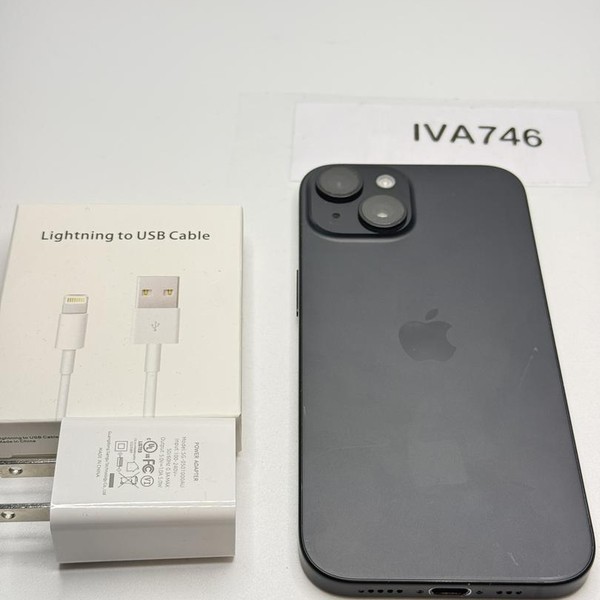 Apple iPhone 15 - Unlocked, 256 GB, Black, A2846