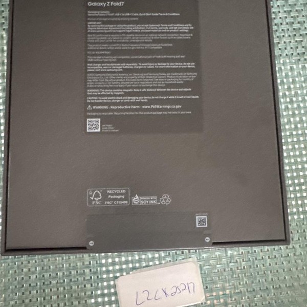 Samsung Galaxy Z Fold7 - Unlocked, 1 TB, Jetblack, 16 GB, SM-F966U1