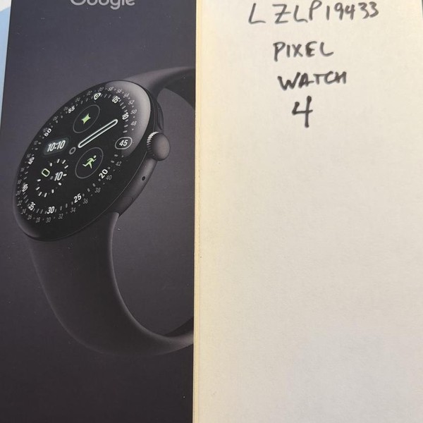 Google Pixel Watch 4 - Wi-Fi, Black, 45mm