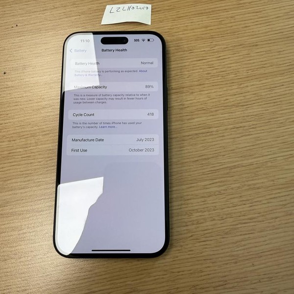 Apple iPhone 15 Plus - Unlocked, 128 GB, Black, A2847