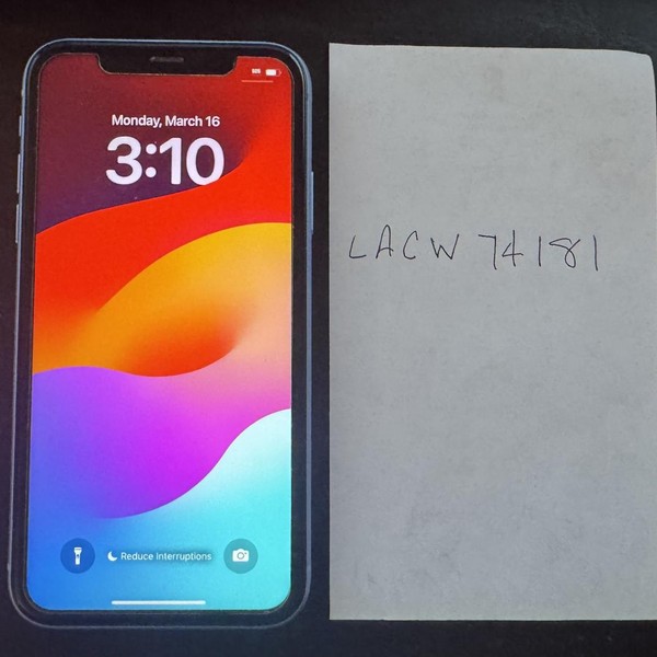 Apple iPhone Xr - Consumer Cellular, 64 GB, Blue, A1984