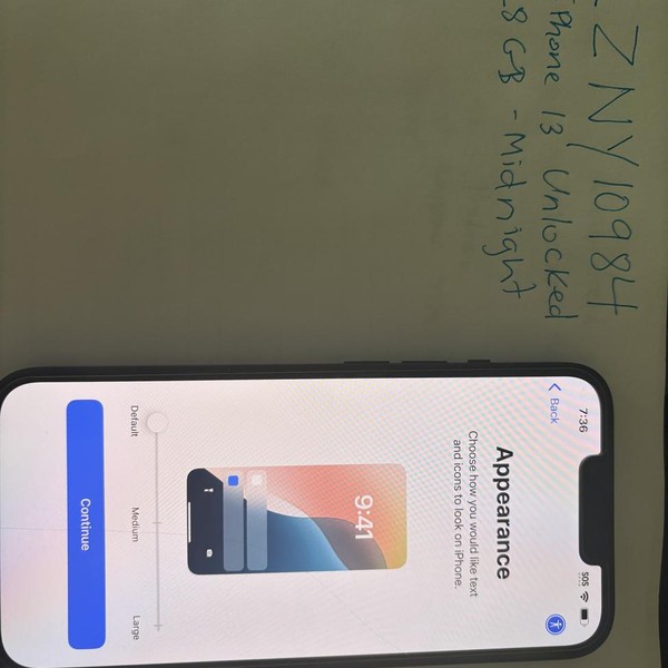 Apple iPhone 13 - AT&T, 128 GB, Midnight, A2482