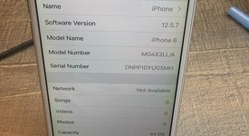 Good
													Apple iPhone 6 - AT&T, Silver, 64 GB, A1549, photo 4 of 6