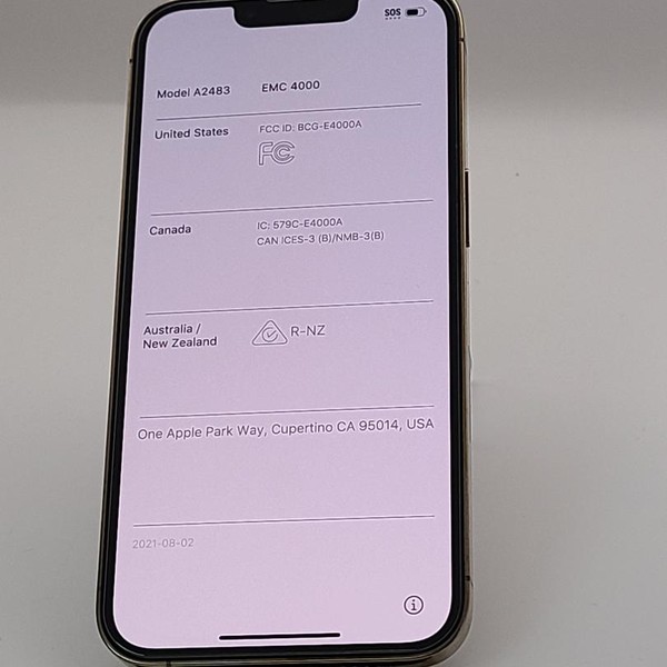 Apple iPhone 13 Pro - AT&T, 128 GB, Gold, A2483