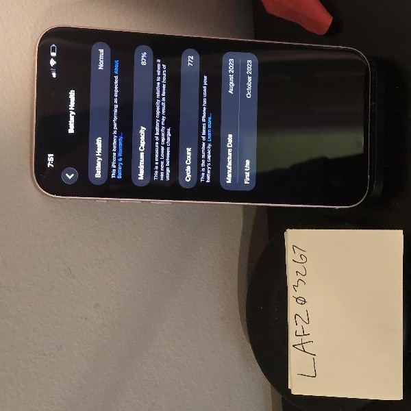 Apple iPhone 15 Plus - Unlocked, 128 GB, Pink, A2847