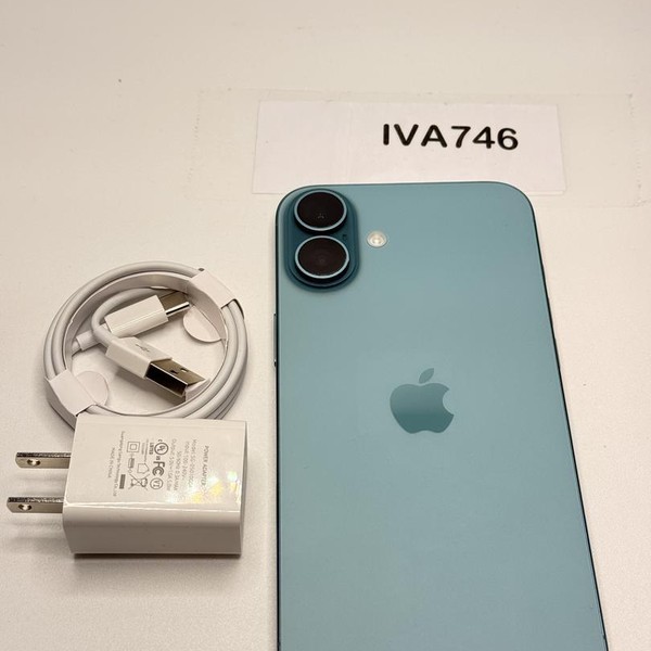 Apple iPhone 16 Plus - Unlocked, 256 GB, Teal, A3082