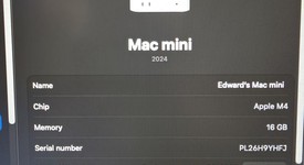 Mint
													Mac Mini 2024 - Apple M4, 256 GB, 16 GB, photo 2 of 7