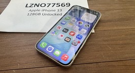 Fair
													Apple iPhone 13 - Unlocked, Starlight, 128 GB, A2482, photo 1 of 5