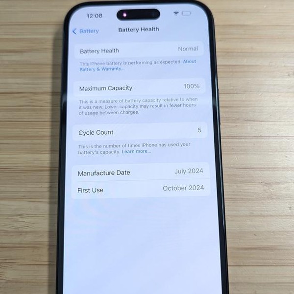 Apple iPhone 15 - AT&T, 128 GB, Black, A2846