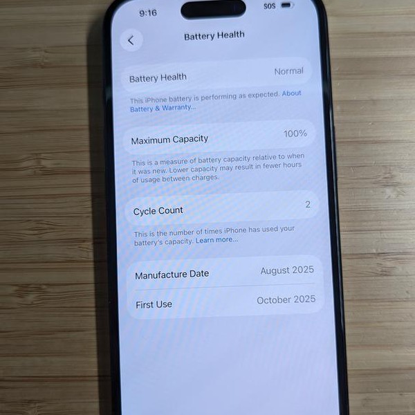 Apple iPhone 16 - Unlocked, 128 GB, Black, A3081