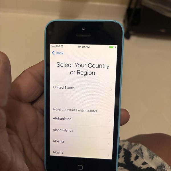 Apple iPhone 5C - Unlocked, 32 GB, Blue, A1532, GSM
