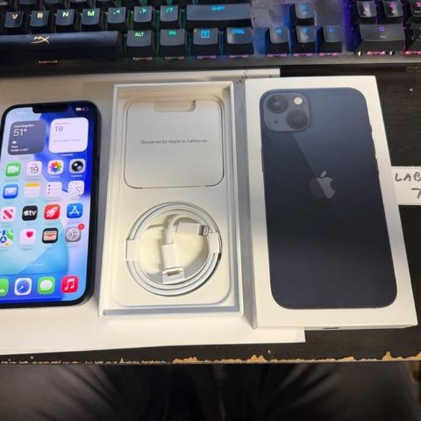 Apple iPhone 13 - Unlocked, 128 GB, Midnight, A2482