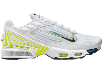 Nike Air Max Plus 3 3D Swoosh White Volt for sale