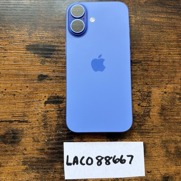 Apple iPhone 16 - Unlocked, 128 GB, Ultramarine, A3081
