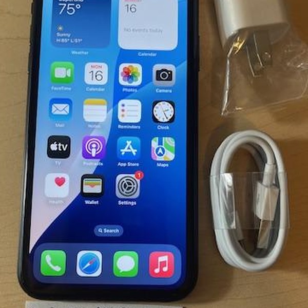 Apple iPhone Xr - Unlocked, 64 GB, Black, A1984
