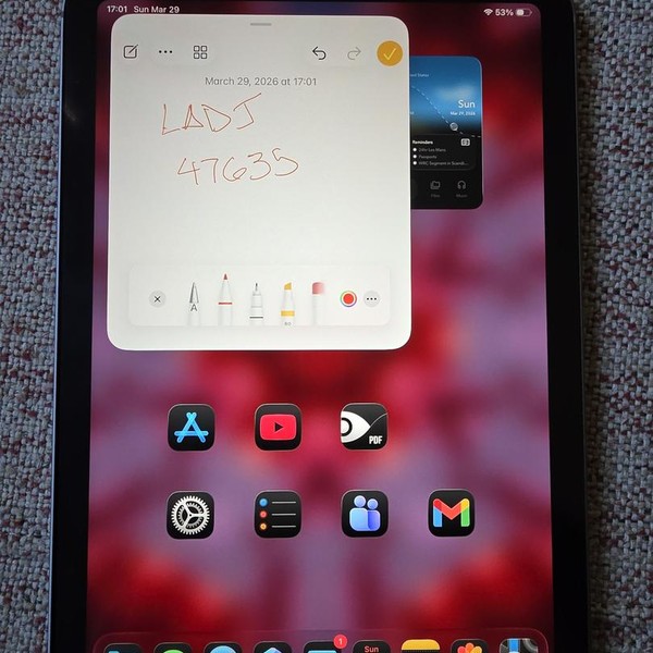 Apple iPad Mini 7th Gen - Unlocked, 256 GB, Gray, A2995