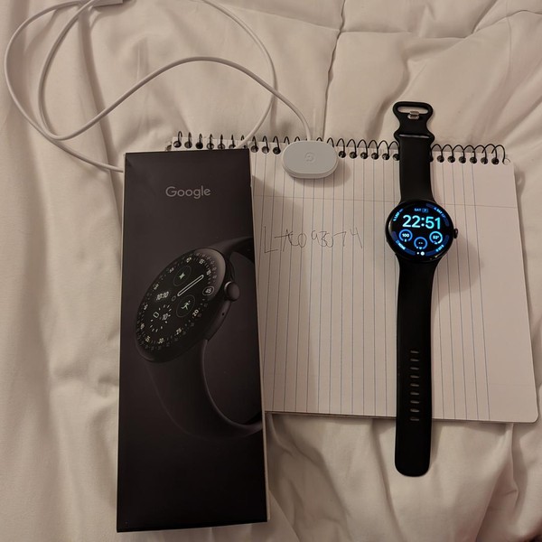 Google Pixel Watch 4 - Unlocked, Black, 45mm, LTE