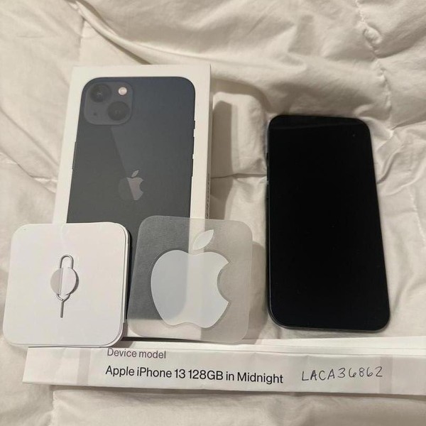 Apple iPhone 13 - Unlocked, 128 GB, Midnight, A2482