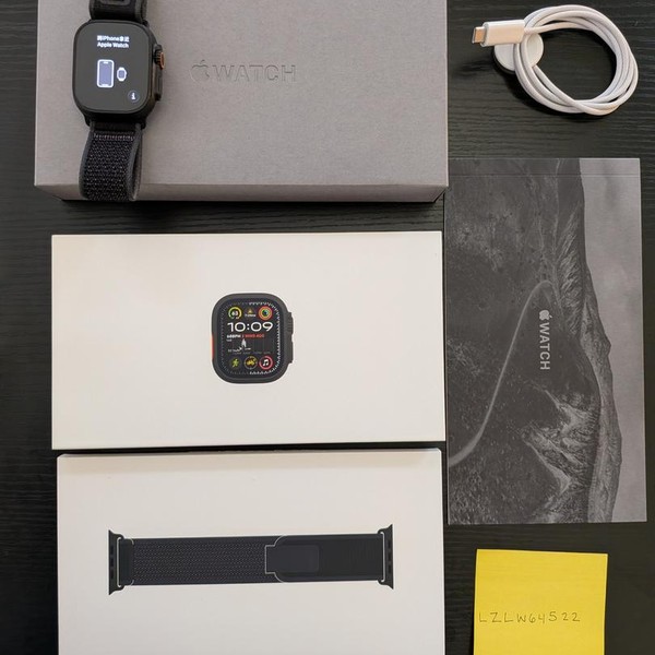 Apple Watch Ultra 2 49mm - Unlocked, Black, A2986