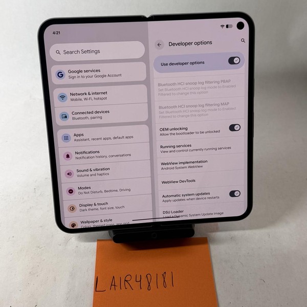 Google Pixel 10 Pro Fold - Unlocked, 256 GB, Moonstone, GU0NP