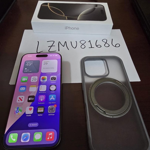 Apple iPhone 16 Pro - Unlocked, 256 GB, Natural, A3083