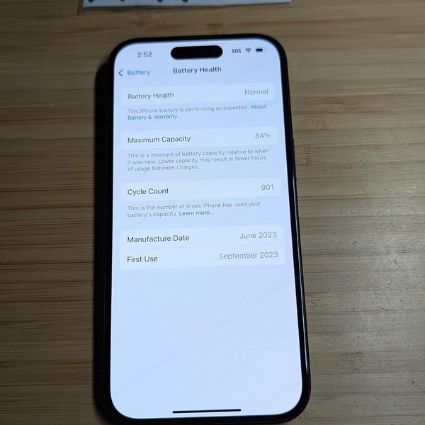 Apple iPhone 15 - Unlocked, 128 GB, Black, A2846